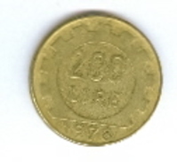 Italien 1978 200 Lire  Rückseite: Kopf - 200 Lire