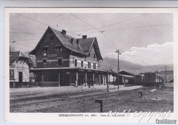 GERMAGNANO_Torino-Interno Stazione Ferrovia-Treno E Vagoni Sui Binari-ORIGINALE 100%-2 Scann- - Trasporti