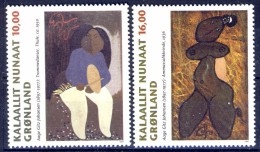 ##Greenland 1997. Paintings By Gitz-Johansen. Michel 310-11. MNH(**) - Ongebruikt