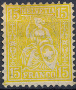 Stamp Switzerland 1881  15c Mint Lot#46 - Ongebruikt