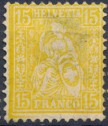 Stamp Switzerland 1881  15c Mint Lot#47 - Neufs