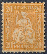 Stamp Switzerland 1881  20c Mint Lot#58 - Ongebruikt