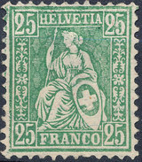 Stamp Switzerland 1881  25c Mint Lot#69 - Nuovi