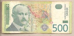 Serbia - Banconota Circolata Da 500  Dinari - 2004 - Servië