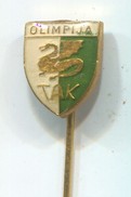 Weightlifting - OLIMPIJA TAK, Ljubljana Slovenia, Vintage Pin Badge, Abzeichen - Haltérophilie