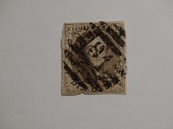 10c Obl P91 - 8barres (Framerie) - 1849-1865 Medaillen (Sonstige)