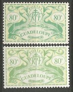 GUADELOUPE   N° 184 X 2 NUANCES  NEUF** LUXE SANS CHARNIERE  / MNH - Neufs