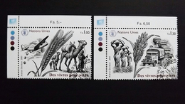 UNO Genf 528/9 Oo/ESST, Nahrung Ist Leben - Used Stamps