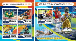 GUINEA REP. 2016 ** Paralympic Games Rio 2016 Paralympische Spiele Rio 2016 M/S+S/S - IMPERFORATED - A1650 - Summer 2016: Rio De Janeiro