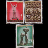 YUGOSLAVIA 1961 - Scott# 606-8 Monuments 15-20d MNH - Unused Stamps