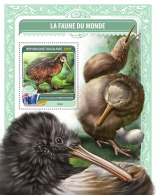 TOGO 2016 ** Fauna Of The World Kiwi S/S - OFFICIAL ISSUE - A1650 - Kiwis