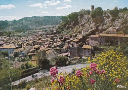 COTIGNAC : Vue Générale Sur Le Village Et Les Falaises - Cotignac