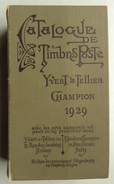 CATALOGUE YVERT & TELLIER 1929 "MONDE" (ref CAT58) - France