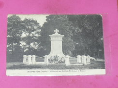 MAUPREVOIR   1910  ARDT  MONTMORILLON  / MONUMENT AUX MORTS   EDIT  CIRC  OUI - Vivonne