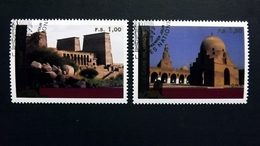 UNO-Genf 518/9 Oo/ESST, UNESCO-Welterbe: Ägypten: Denkmäler Von Abu Simbel Bis Philae, Das Islamische Kairo - Used Stamps