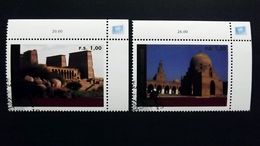 UNO-Genf 518/9 Oo/ESST, UNESCO-Welterbe: Ägypten: Denkmäler Von Abu Simbel Bis Philae, Das Islamische Kairo - Used Stamps