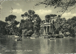 Roma (Lazio) Villa Borghese, Laghetto, Turisti In Barca, The Little Lake, Le Petit Lac, Der See - Parks & Gardens