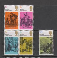 Yvert 591 / 595 ** Neuf Sans Charnière Charles Dickens - Unused Stamps