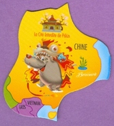 Magnet Brossard Savane : Chine Laos Vietnam (série 12 Magnets à Collectionner Pour Reconstituer L'Asie) 2016 - Publicitaires