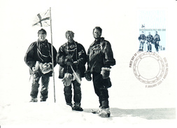 Australian Antarctic Territory Maxicard 2009 Scott #L147 $1.10 Mackay, Mawson, David - Centenary South Magnetic Pole - Tarjetas – Máxima