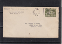 U.S.POSTAGE Entier 1c Sur Lettre  De N.Y. CITY HALL ANNEX  1933  Pour CLINTON Iowa - 1921-40