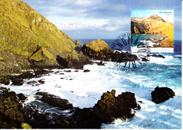 Australian Antarctic Territory Maxicard 2010 $1.20 Caroline Cove MacQuarie Island - Maximum Cards