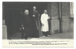 +++ CPA - CONTICH - KONTICH - 1908 - Accident De Chemin De Fer - Visite Mgr Mercier Aux Blessés Hôpital Stuyvenberg  // - Kontich