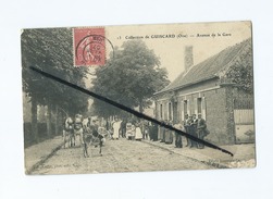 CPA - Collection De Guiscard (Oise) - Avenue De La Gare  (âne) - Guiscard