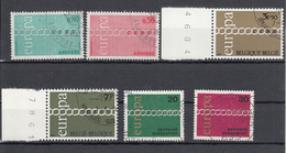 Europa Cept  -  1971  Annata Completa | Complete Year Set (usati) = 6 Scan - Komplette Jahrgänge