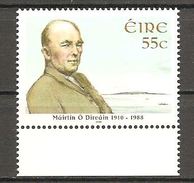 Irland Eire Ireland 2010 Mairtin O Direain Michel No 1931 MNH Postfrisch Neuf - Nuevos