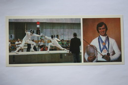 Soviet Athletes - Champions Of The XXII Olympic Games - Viktor Krovopuskov  - Fencing - Fencer -  1981 - Rare! - Fechten