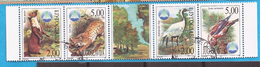 1998  FAUNA WWF  VOEGEL  BIRDS   GESCHUEZTE TIERE JUGOSLAVIJA JUGOSLAWIEN  USED - Used Stamps