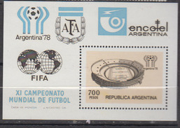 ARGENTINE    1978     BF    N°   19        COTE     5 , 00   EUROS         ( D 124 ) - Hojas Bloque