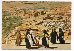 Maroc--BOULMANE DU DADES--Vue Générale (très Animée,femmes,enfants ),cpsm 15 X 10 N° BR 392 éd Bertrand...à Saisir - Sonstige & Ohne Zuordnung