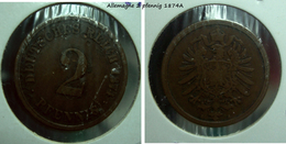 Allemagne -  2  Pfennig 1874 - 2 Pfennig