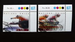 UNO-Genf 516/7 Oo/ESST, Internationales Jahr Des Sports Und Der Sporterziehung - Used Stamps