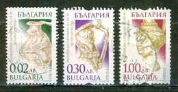 Or, Antiquités - BULGARIE - Animaux Fabuleux, Lions - Statuettes Anciennes - N° 3840-3843 A - 3844 A- 1999 - Used Stamps