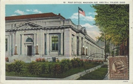 TOLADO, OHIO - POST OFFICE, Madison Ave. And 13th - FLAG - Toledo