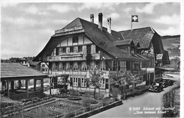 ZÄZIWIL → Gasthof Zum Weissen Rössli Mit Oldtimer Davor, Fotokarte Anno 1943 - Zäziwil