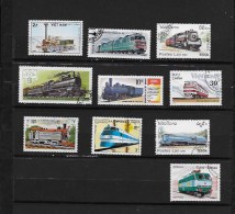 10 Timbres Trains - Trains