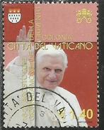 VATICANO VATICAN VATIKAN 2006 VIAGGI DEL PAPA POPE TRAVELS COLONIA € 1,40 USATO USED OBLITERE' - Usados