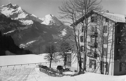 BRÜNIG - HASLIBERG → Kurhaus Wasserwendi Mit Oldtimer Im Winter 1956 - Hasliberg