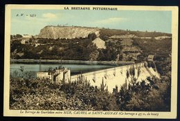 Cpa Du 22 Entre Mur , Caurel Et Saint Aignan Le  Barrage De Guerlédan  JIP74 - Caurel