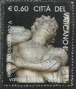 CITTÀ DEL VATICANO VATICAN VATIKAN CITY 2006 MUSEI VATICANI LACOONTE € 0,60 USATA USED OBLITERE' - Gebraucht