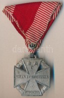1916. 'Károly-csapatkereszt' Cink Kitüntetés Mellszalaggal, Keresztszárélen... - Zonder Classificatie