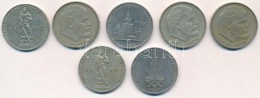 Szovjetunió 1965-1979. 1R  Cu-Ni-Zn (7x) T:2
Soviet Union 1965-1979. 1 Ruble Cu-Ni-Zn (7x) C:XF - Non Classés