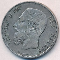 Belgium 1872. 5Fr Ag 'II. Lipót' T:2-
Belgium 1872. 5 Francs Ag 'Leopold II' C:VF
Krause KM#24 - Sin Clasificación