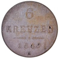 Ausztria 1849A 6kr Ag T:2-
Austria 1849A 6 Kreuzer Ag C:VF
Krause KM#2200 - Zonder Classificatie