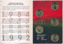 Ausztrália 1984-1992. 1$ Al-Br (5xklf) Szett Díszkiadásban T:1
Australia 1984-1992. 1 Dollar... - Non Classés