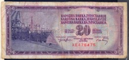 4db Külföldi Bankjegy Piros Kihajthatós Albumban: Jugoszlávia 1974. 20D, India 1996. 10R,... - Non Classés